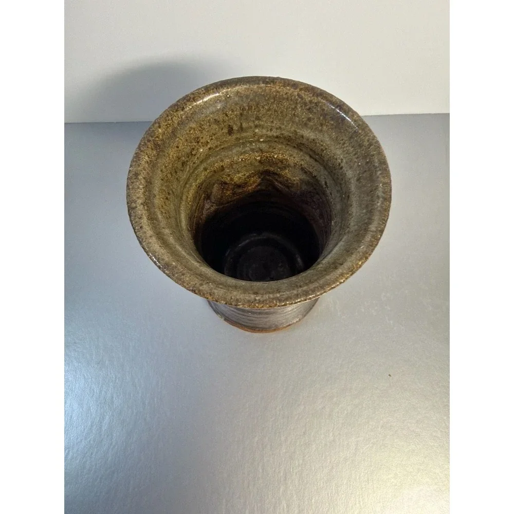 Vintage Studio Pottery Handcrafted Face Jug Vase‎ 4